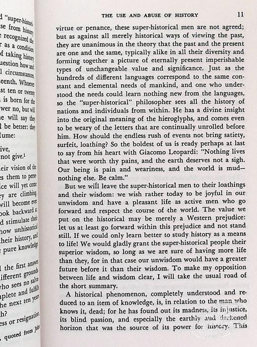 【中商原版】尼采：历史的用途与滥用 豆瓣阅读 英文原版 The Use and Abuse of History Friedrich Nietzsche 商品图7