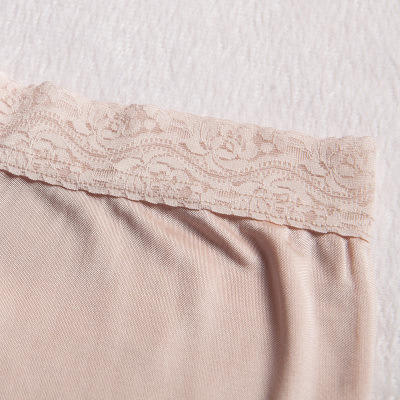 丁摩桑蚕丝真丝打底裤衬裤裙裤防走光三分打底裤真丝安全裤睡裤ALS035 商品图2