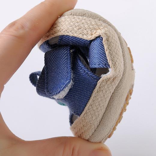 英氏婴儿凉鞋春夏男童透气软底鞋男宝宝防踢包头鞋子YFXFJ22030A 商品图2