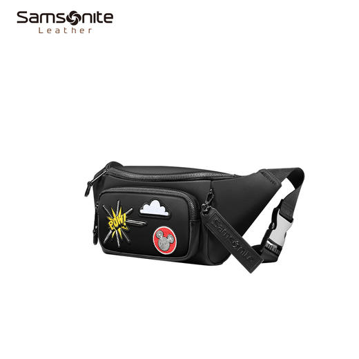 新秀丽米奇勋章时尚牛皮革单肩/斜挎包NW1*004 商品图1