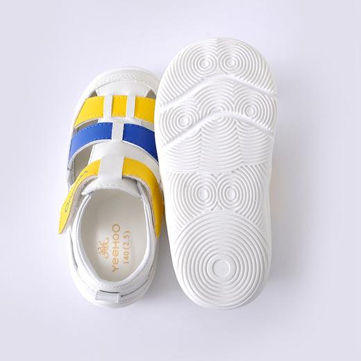 英氏儿童鞋子男童圆头包指超软底纤维凉鞋宝宝YFXFJ22032A 商品图3