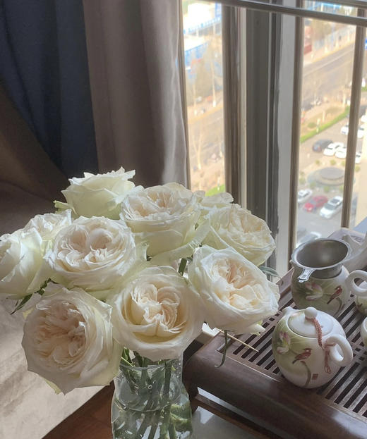 【拍市玫瑰】白荔枝 10支/扎  约60公分 商品图8