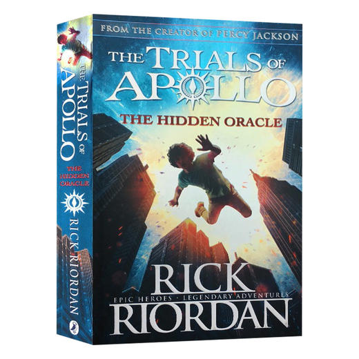 阿波罗的审判1 隐藏的神谕甲骨文 英文原版小说 The Hidden Oracle 波西杰克逊 英文版 进口原版青少年奇幻文学经典英语书籍 商品图0