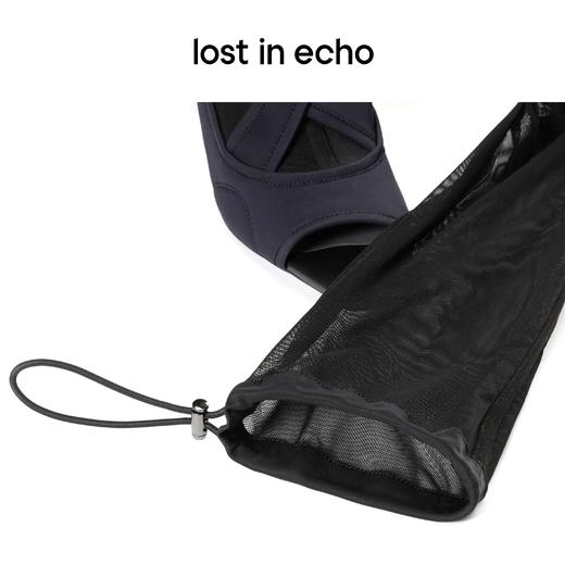 【下架】lost in echo 时装低跟系列 运动感露趾低跟网纱长靴袜靴春夏靴 商品图4