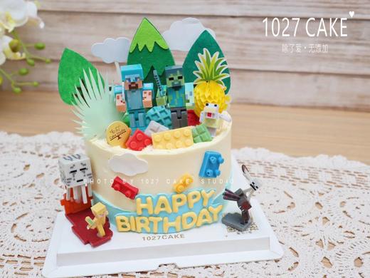 1027CAKE | 乐高 我的世界 积木主题蛋糕 商品图0