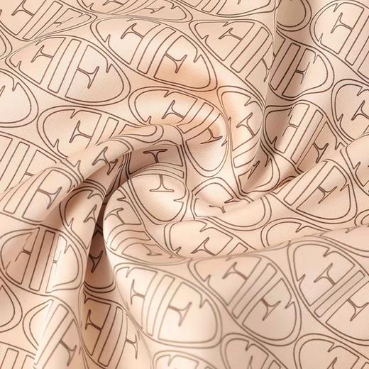 安莉芳夏季女士凉爽缎面雪纺印花中袖翻领家居服套装睡衣EL00448 商品图3