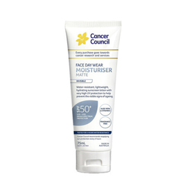 Cancer Council 成人面部日常防晒 50+（蓝色） 75ml