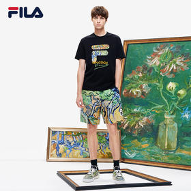 FILA x 梵高博物馆 斐乐联名男士短袖T恤2022年夏季新款运动T恤F11M228111F