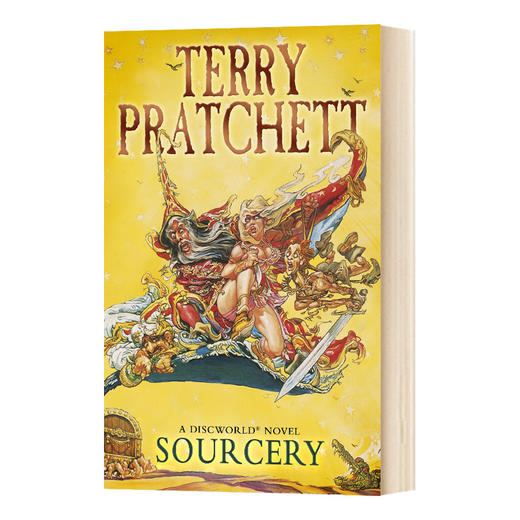 碟形世界5 大法 英文原版 Sourcery Discworld Novel5 英文版 进口英语书籍 商品图0