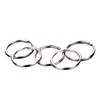 钥匙圈环35mm不锈钢扁圈铁圈圆形加厚配件钥匙圆环简易配件大小圈1个 商品缩略图1