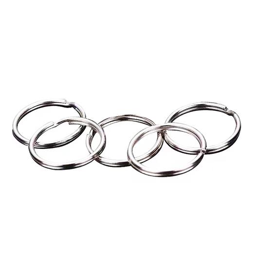 钥匙圈环35mm不锈钢扁圈铁圈圆形加厚配件钥匙圆环简易配件大小圈1个 商品图1