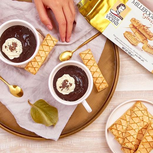 意大利进口零食vicenzi维西尼奶油夹心饼干榛子味网红代餐千层酥 商品图7