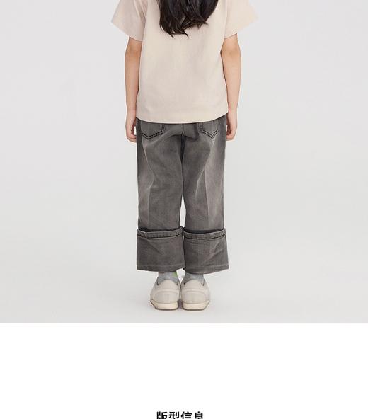 江南布衣 22年夏装新款牛仔七分裤  1M3EC0680 商品图5