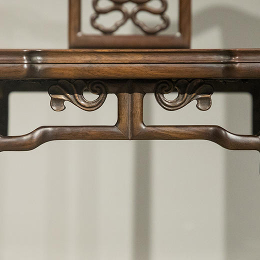 清 红木镶瘿木靠背椅成堂（一堂四只） 商品图4