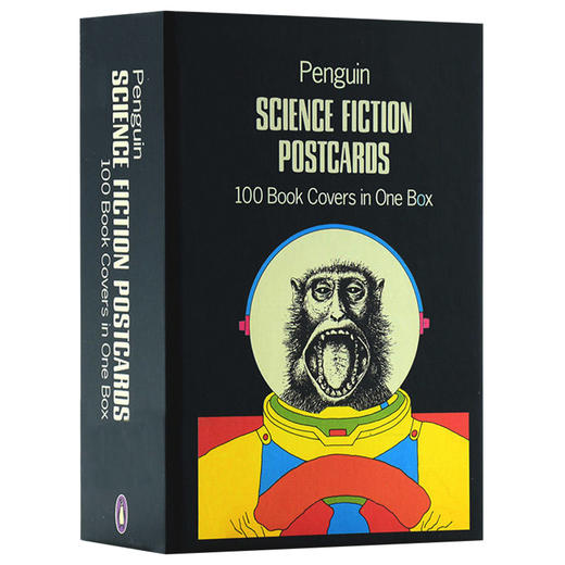 企鹅出版社科幻小说明信片盒装 英文原版 Penguin Science Fiction Postcard Box 100张明信片 经典封面设计 英文版进口英语 商品图0