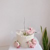 浅粉色鲜花蛋糕(鲜花按当天采购搭配)-低糖处理 商品缩略图0