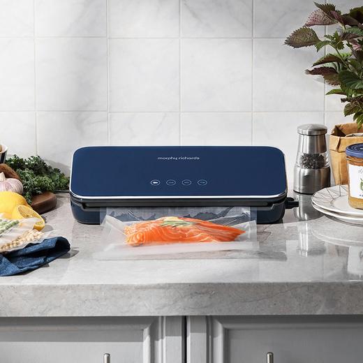 【食材锁鲜 低氧真空】摩飞真空封口机食物保鲜机MR1118 真空外抽 干湿食材通用 4大锁鲜模式 内置袋舱可收纳 商品图1