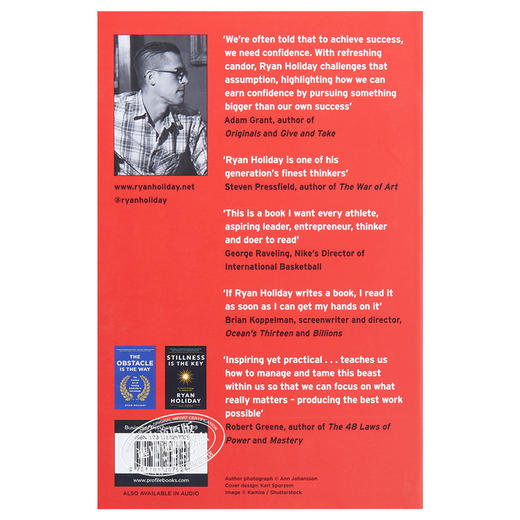 【中商原版】绝对自控:硬派自我管理手册 英文原版 Ego is the Enemy Ryan Holiday 商品图1