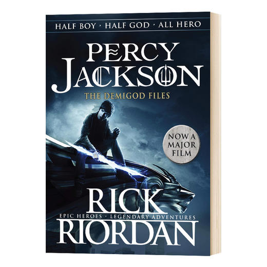 波西杰克逊 缺爱的半神 电影封面 英文原版 Percy Jackson The Demigod Files 科幻故事 英文版 进英语书籍 商品图0