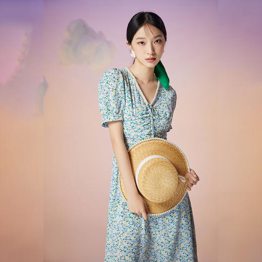 Lucidy-鲁思蒂 2022夏 短袖连衣裙 LQ04BE22531 商品图4