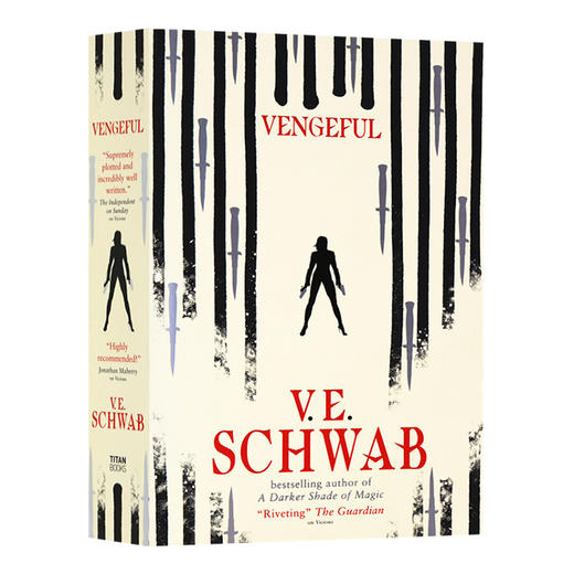 复仇 英文原版 Vengeful 2018年科幻小说类zui佳阅读选择奖得主 V·E·施瓦布 英文版 进口英语书籍 商品图0