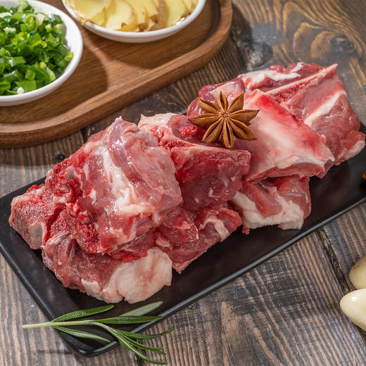 【京东发货】黄冈 锦秀羊大别山黑山羊羊肉块800g(400g羊肉块*2袋) 商品图2