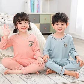 【弹力冰感舒适】儿童春夏冰岛棉家居服套装2套