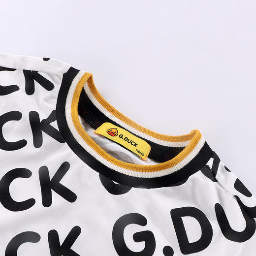 小黄鸭儿童短袖套装女童夏装两件套 商品图4