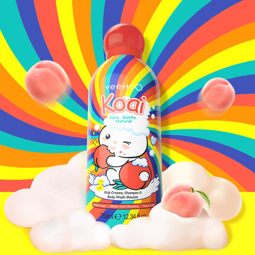 英氏奶泡洗发沐浴慕斯（桃气满满） 350ml   YHXKD02601A 商品图1