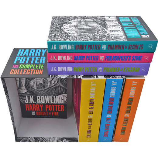 哈利波特1-7成人版平装 英文原版小说 Harry Potter Boxed Set The Complete Collection JK罗琳 英文版 正版进口原版英语书籍 商品图3