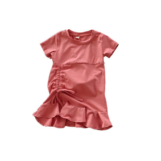 黛唯梵 连衣裙母女2022夏装韩国童装批发 亲子装女童连衣裙修身裙子国庆出游 商品图4