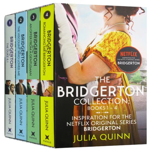 布里奇顿家族1-4册 英文原版 The Bridgerton Collection 1-4 英文版 Julia Quinn 进口英语书籍 商品图3