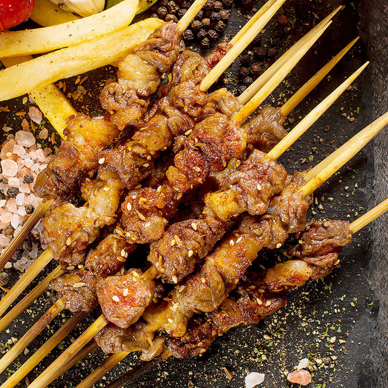 烧烤牛肉串*10串