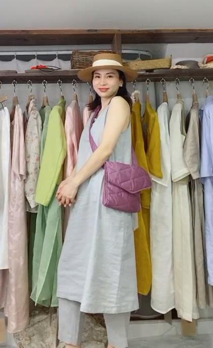 【抖音专属】2022夏款长款吊带裙（22718265-影青） 商品图0