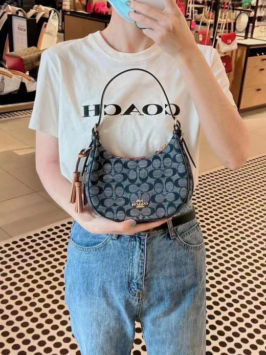 超低折扣￥1499🌟Coach 新款必买款🔥一直热度不减香布雷系列❗Kleo Hobo腋下包有长肩带 商品图4