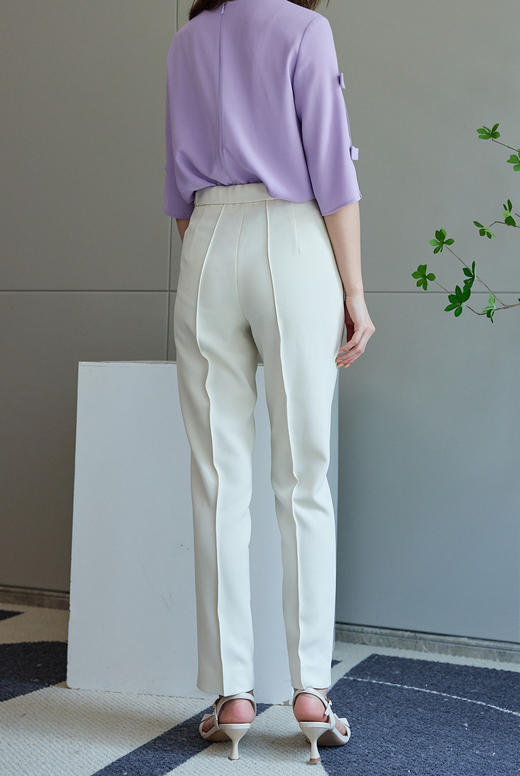 紫丁香蝴蝶结上衣 商品图7