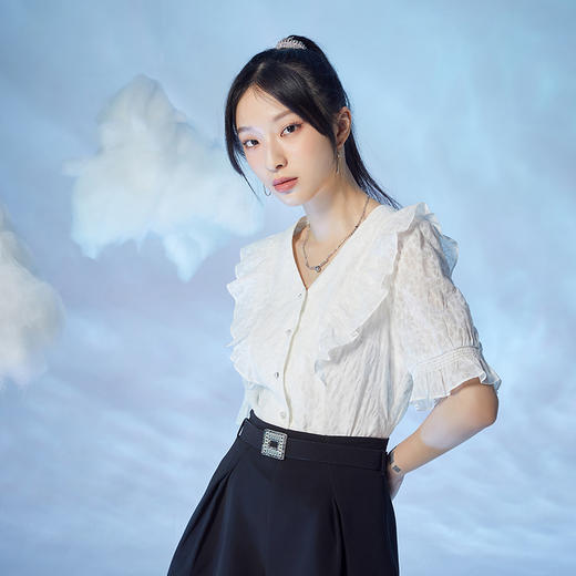 Lucidy-鲁思蒂 2022夏 开衫衬衣 CY04BE22510 商品图2