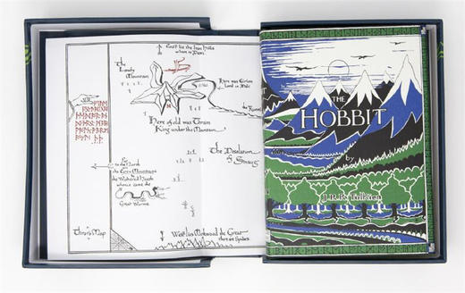 Collins 霍比特人 英文原版 The Hobbit Facsimile Gift Edition 托尔金 魔戒 指环王 初版复刻收藏版 英文版史诗奇幻小说进口原版英语书籍 商品图3