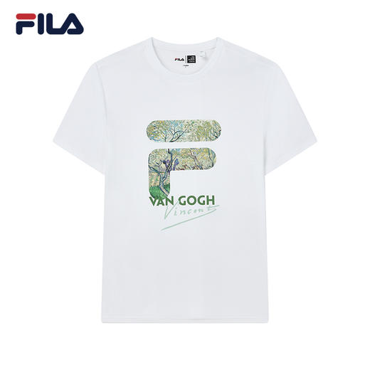 FILA x 梵高博物馆 斐乐联名男士短袖T恤2022年夏季新款运动T恤F11M228111F 商品图5