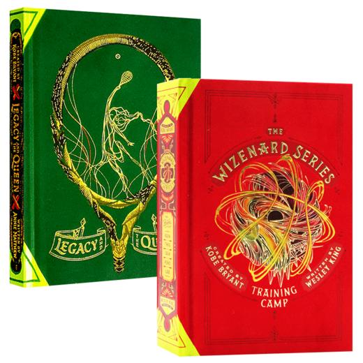 威兹纳德系列套装2册 英文原版 The Wizenard Series Kobe Bryant 训练营 遗产与王后 青少年体育魔幻小说 Kobe Bryant 曼巴精神 商品图1