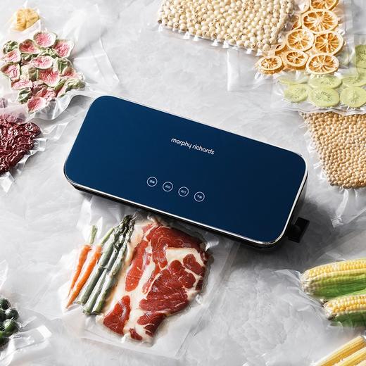 【食材锁鲜 低氧真空】摩飞真空封口机食物保鲜机MR1118 真空外抽 干湿食材通用 4大锁鲜模式 内置袋舱可收纳 商品图2