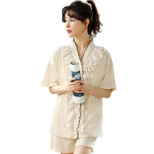 【短袖短裤睡衣】甜美可爱学生宿舍套头家居服春夏季套装 商品图6