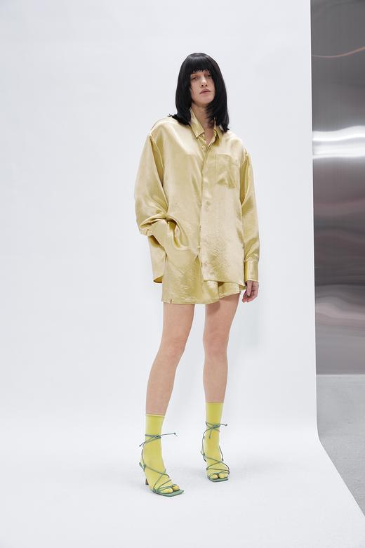 醋酸缎面休闲短裤 商品图0