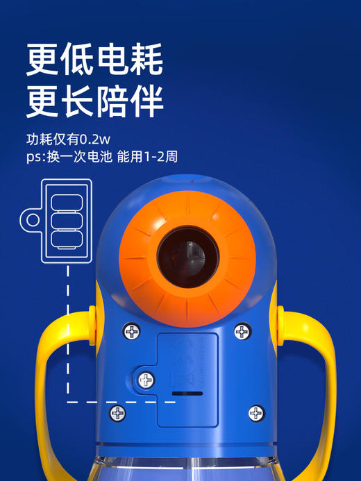 mideer弥鹿儿童多功能故事机 投影仪发光玩具睡前宝宝早教益智星空灯 商品图3