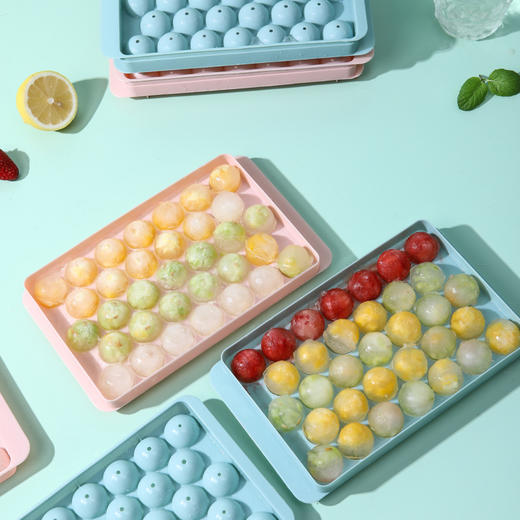 甄选 | 冻冰块模具 球形冰格 威士忌冰球制冰盒网红圆 钻石形冰格 商品图2