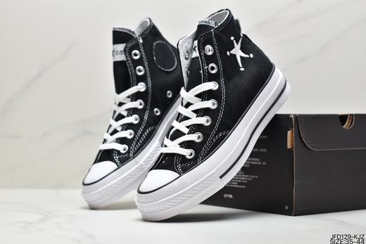 匡威Converse STAR Stussy联名1970S星星刺绣黑色高帮帆布鞋A01765C男女鞋 商品图6