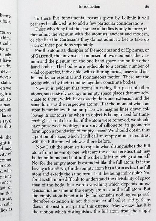 【中商原版】形而上学和单子论 英文原版 Discourse on Metaphysics Leibniz 商品图7