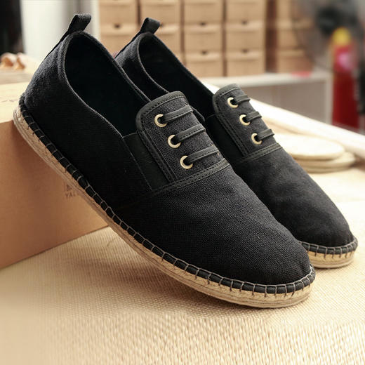 【买麻鞋，雅路人】防脚臭，春夏款手工千层底布鞋亚麻底鞋 商品图0