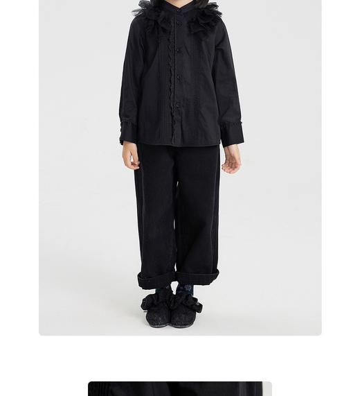 江南布衣22年夏装新款长袖衬衣  1M3270120 商品图5