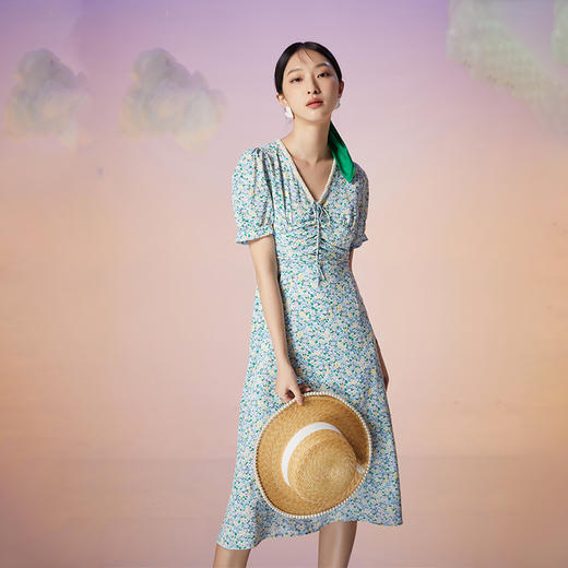 Lucidy-鲁思蒂 2022夏 短袖连衣裙 LQ04BE22531 商品图2